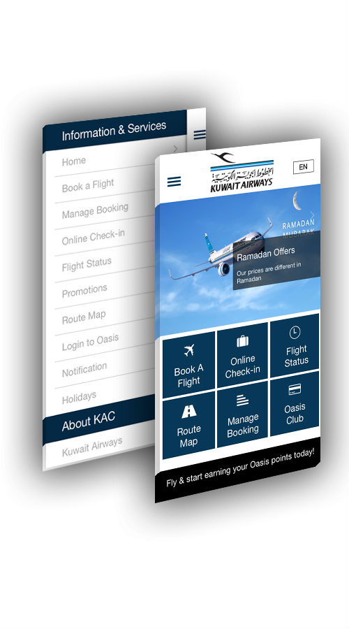 Kuwait Airways screenshot 1
